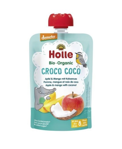 Holle kokosová ovocná pena z krokodíla