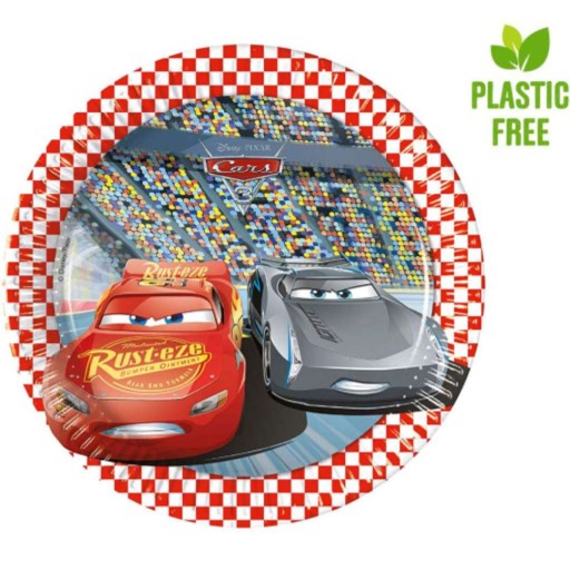 CARS 3 Disney Cars papierové taniere 20 cm, 6 ks
