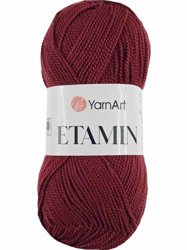 YarnArt Etaminová priadza 30 g 180 m farba 435 bordová
