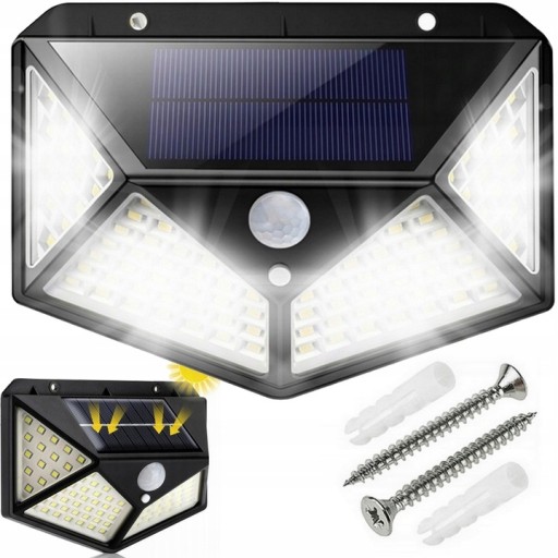 SOLÁRNA LAMPA 100 LED S SÚMRAKOVÝM SENZOROM POHYBU BATMAN