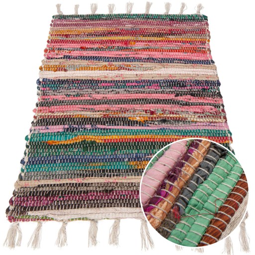TKANINY KOBEREC, FAREBNÝ, SVETOVÝ, STRABÁK, MIX BOHO, 40x60cm