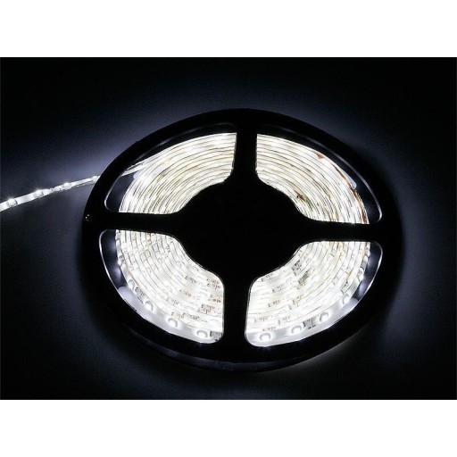 LED pásik 24V studená biela zaplavená 300/3528