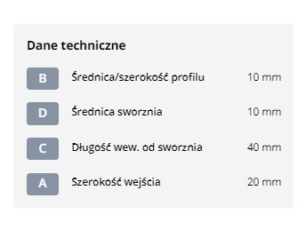 Pozinkovaný pozdĺžny záves. 10 mm