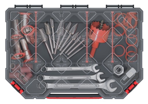 ORGANIZÁTOR BOX NA NÁRADIE TAGER 30 284x195x60 S PRIHR.