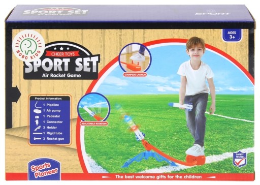 LAUNCHER LAUNCHER PENOVÁ RAKETA KATAPULT ČERPADLO HRAČKY PRE DETI DO ZÁHRADY