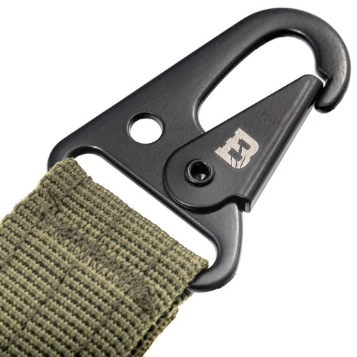 Jazvec Outdoor Paracord Karabína Kľúčenka - olivová