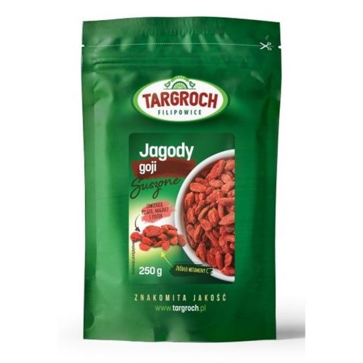 Vysoko kvalitné sušené bobule Goji 250g - Targroch