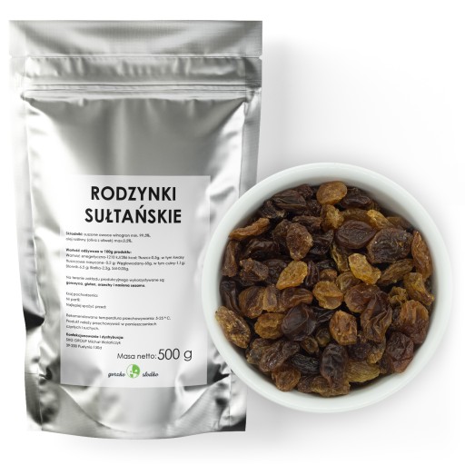 RAISINS SULTANAS lahodné čerstvé sultánky! 500 g