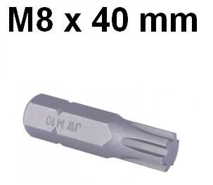 Bit 10mm RIBE M8 x 40mm D10R40M08A Jonnesway