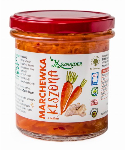 Kimchi mrkva so zázvorom 300g Sznajder