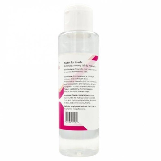 Masážny olej erotický gél sexuálny sexy darček - Pocket Touch 100ml
