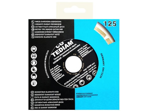 Diamantový kotúč 125 na betónové kocky tehly POWER