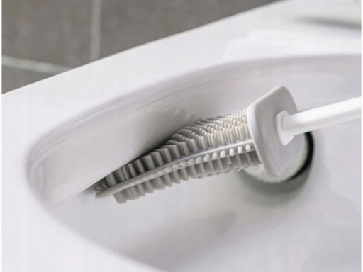 SILIKÓNOVÁ WC KEFA DO KÚPEĽNE WC