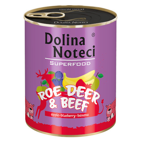 DOLINA NOTECI SUPERFOOD JELEŇ A HOVÄDZIE MÄSO 800g