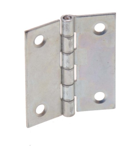 Nábytkový opletený pánt 50 x 42mm, strieborný, 20 ks