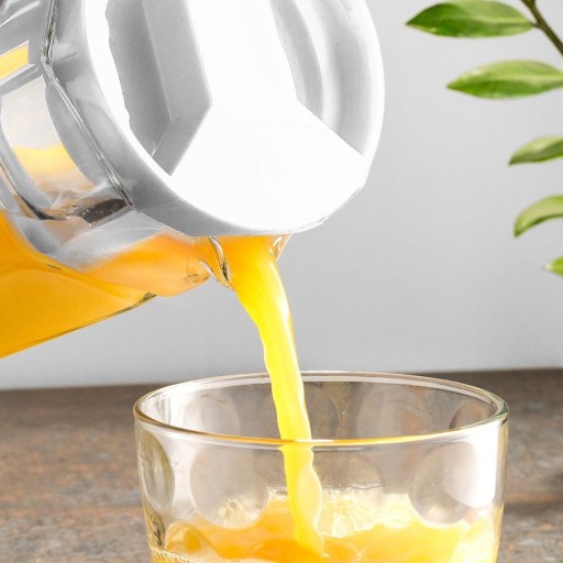Nápoje džbán, džús, limonáda, pohár, pokrievka, 1,5L