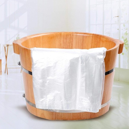 80 ks jednorazové PEDIKÚRNE TAŠKY 65x55 cm fóliové vrecúška do kúpeľa Veľké