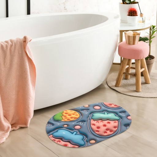 3D protišmyková absorpčná podložka do kúpeľne Magic 21