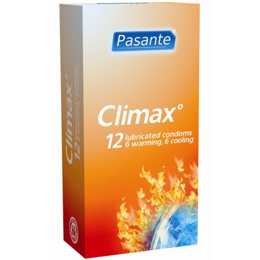 Teplé a chladivé kondómy Pasante Climax