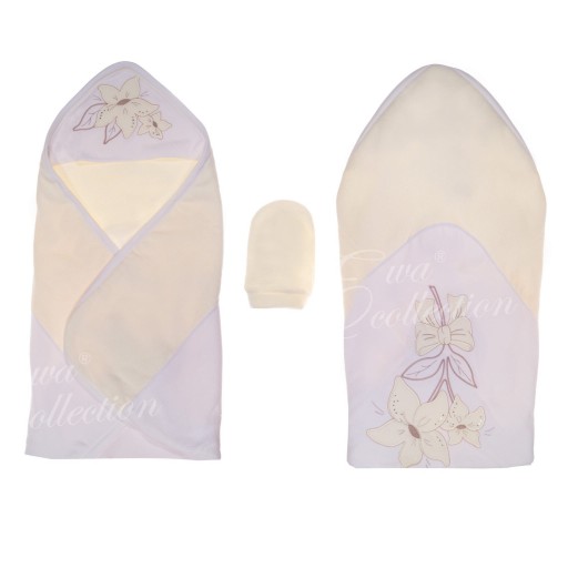 Plavky CUTE TOWEL s kapucňou BAVLNA 76 x 76 froté ecru