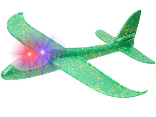STYROPENOVÝ LIETADOVÝ KLUZÁK 47 CM SO SVIETIACI LED