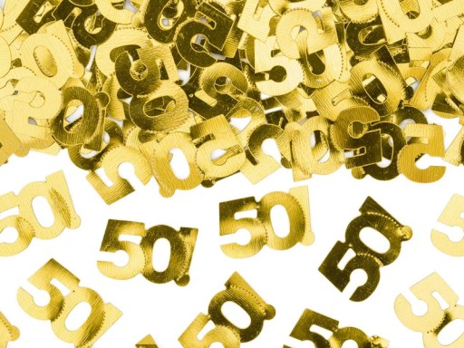 Metalizované narodeninové konfety 50 15g