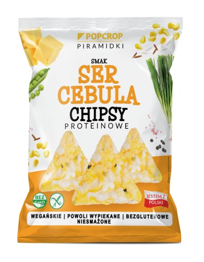 Proteínové pyramídové chrumky s príchuťou SYRA A CIBUĽKY