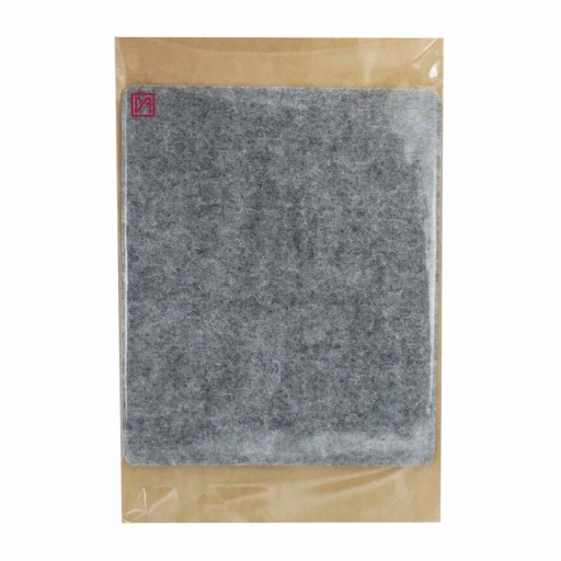 Samolepiaca plstená podložka, šedá, 100x120mm
