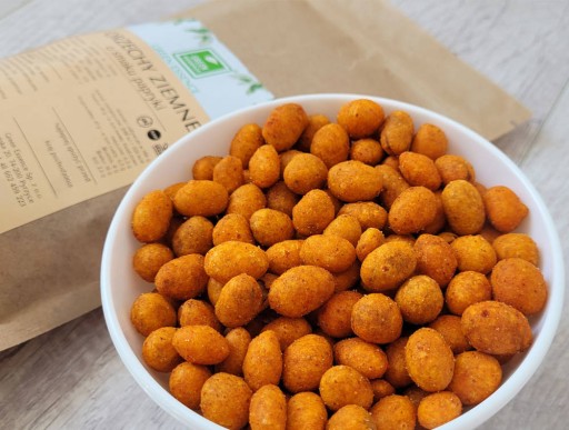 Chrumkavý snack, obaľované orechy, 500 g