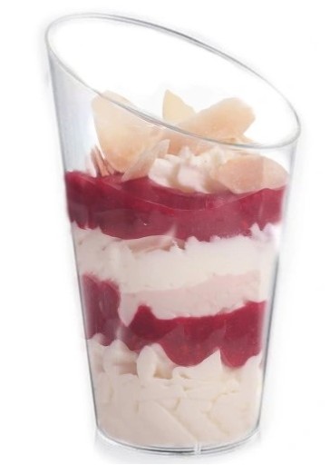 FINGERFOOD dezertné poháre na občerstvenie 80ml