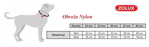 ZOLUX Nastaviteľný nylonový golier. 15 mm seladónová farba