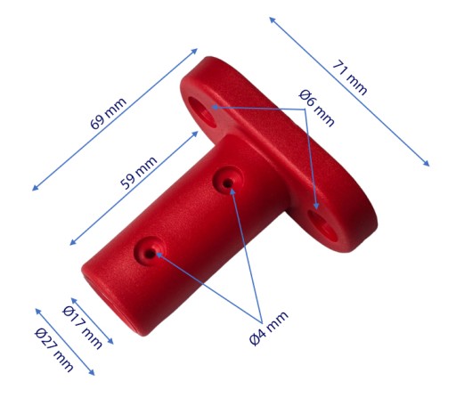 SUN - CONNECTOR Lano - T-nosník typ II PRE 16mm LANÁ - ŠEDÁ GY