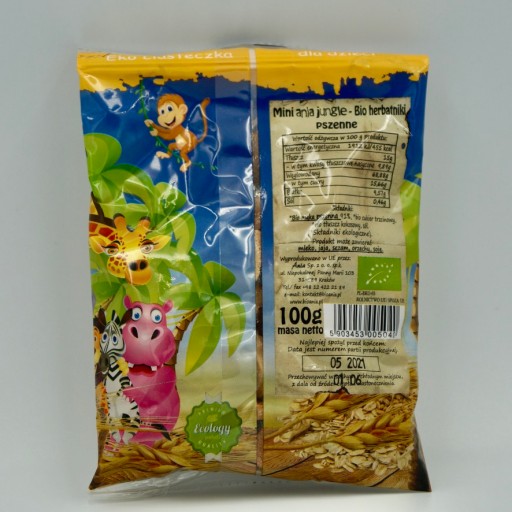 ANIA Bio sušienky Mini Jungle 100g