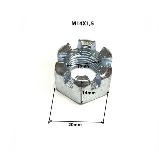 MATICA ZADNEJ NAPRAVY PRE ATV FUXIN 125. M14x1,5