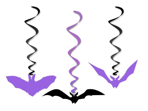 Halloweenska dekorácia Gimlets Bats 3 ks