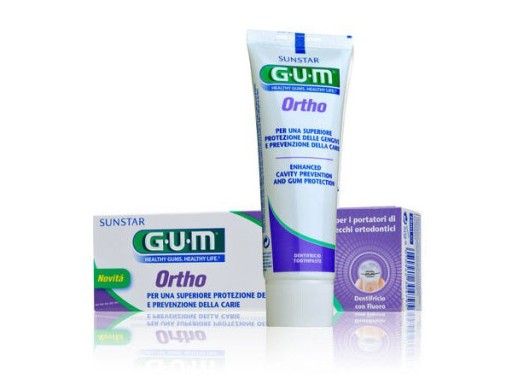 GUM Ortho ortodontická zubná pasta na strojčeky