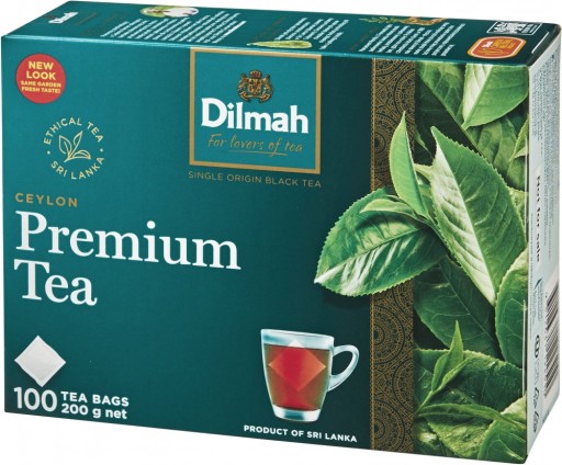 Čierny čaj Dilmah Premium v sáčkoch 100 ks