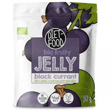 Ovocné želé s príchuťou čiernych ríbezlí 50 g Bio Diet Food