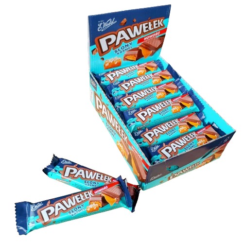 E.WEDEL PAWEŁEK SALTED KARAMEL 45g DÁTUM: 2024/08/16