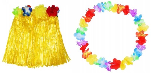 Havajská sukňa, kvety Kawaii, ALOHA OUTFIT