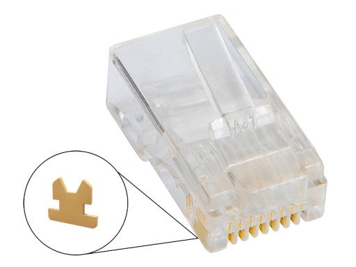 ZÁSTRČKA INTERNETOVÁ SIEŤOVÁ ZÁSTRČKA RJ45 8p8c