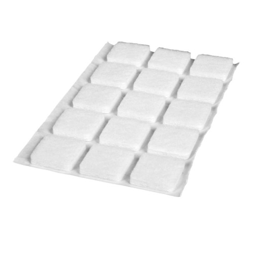 Plstené podložky pod nábytok, plsť 25x25