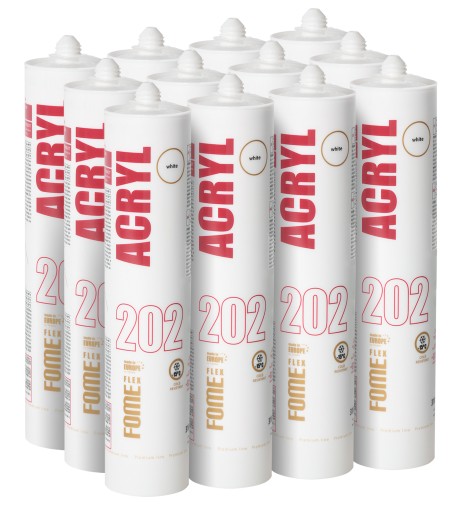 Biela akrylová plnička 310ml + WASHI páska 30x50m