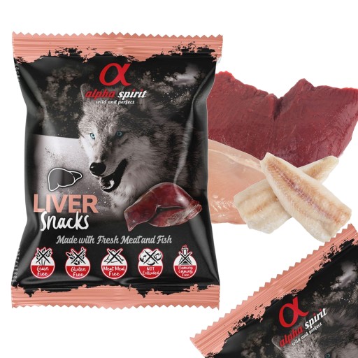 Alpha Spirit pochúťkové kocky pre psov PEČEŇ 50g