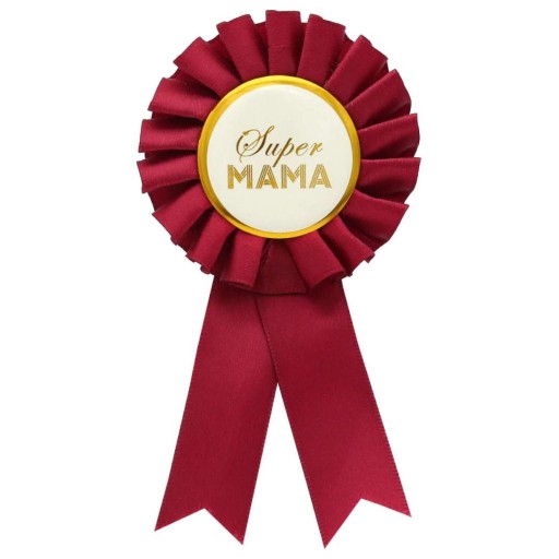 Špendlík ku dňu matiek KOTYLION červený SUPER MOM