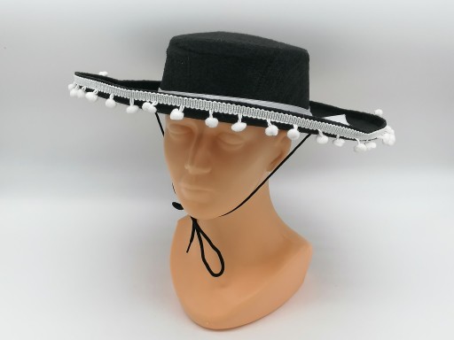 MEXICKÝ OBVODOVÝ KLOBÚK SOMBRERO. 60 cm