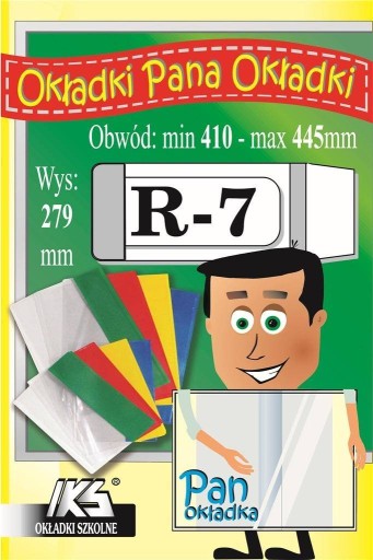 Nastaviteľný obal na učebnicu R7, výška 27,9 cm