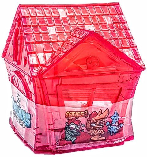 2 ZOMLINGS FÓRKY SÉRIE 3 PREKVAPENIE TAŠKA KRYŠTÁLOVÝ Zips ČERVENÝ