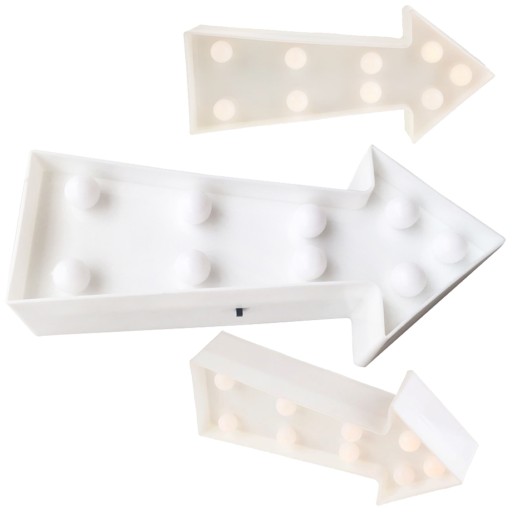 PLASTOVÁ ŠÍPKA LED NOČNÁ LAMPA NA BATÉRIU