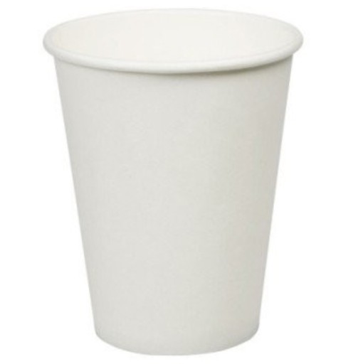 Abena biely papierový pohár 240ml, 50 kusov